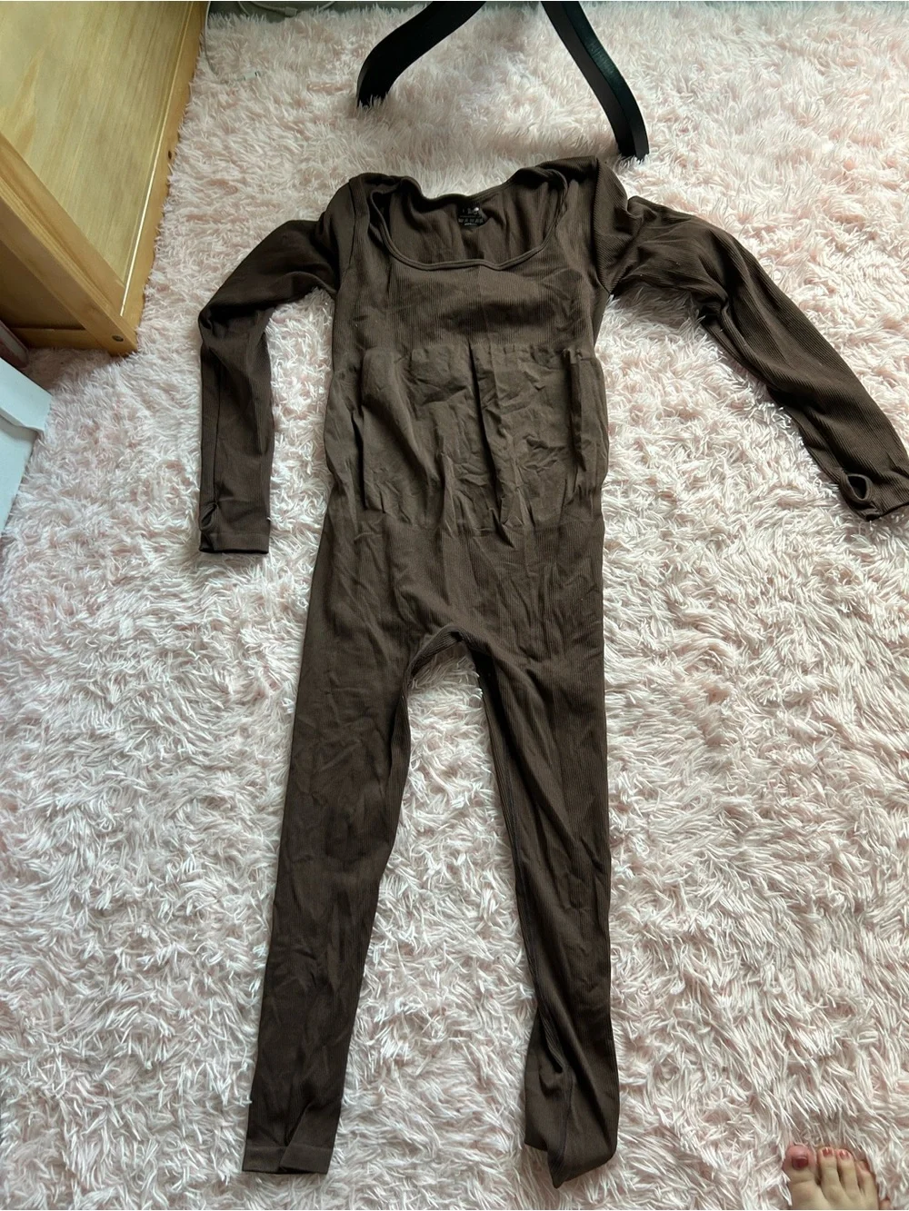 Maternity Long-Sleeve One-Piece Romper